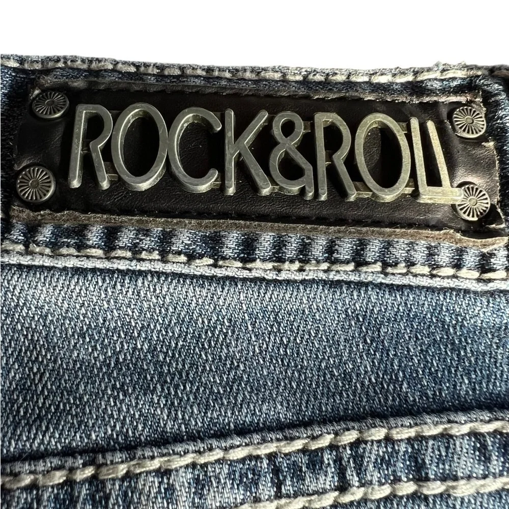 Rock& Roll Jeans size27X36 enseam 34" Rise 9" in excellent condition. - Picture 7 of 11